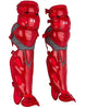 Under Armour Converge Intermediate Pro Catcher's Leg Guards 15.5" Scarlet Red
