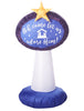 Holiday Time Inflatable Manger Sign Oh Come Let Us Adore Him