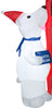 6' Airblown Inflatable Mailbox and Polar Bear Scene Holiday Time