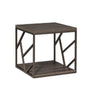 Imagio Home's Lifestyles Studio Living Collection End Table, Weathered Gray