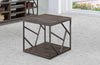 Imagio Home's Lifestyles Studio Living Collection End Table, Weathered Gray
