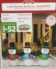 Lightshow Musical 3 Snowmen Inflatable Holiday