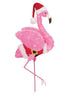 Holiday Time Light-up Fluffy Christmas Flamingo 38 in Tall