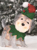 Holiday Time Light-p Fluffy Schnauzer in Elf Suit