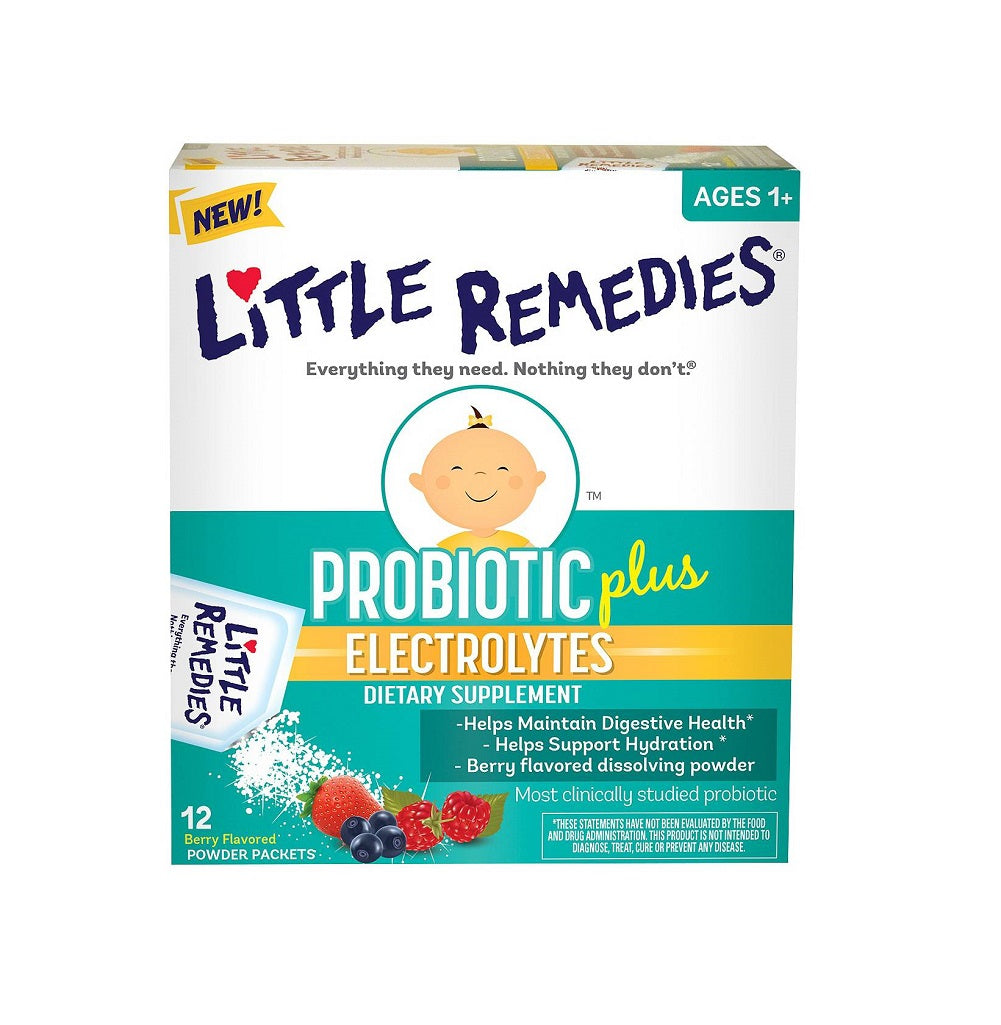 Little Remedies Probiotic Plus Electrolytes, 12 Count