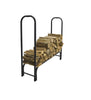 Heavy Duty 48" Log Rack Deluxe outdoor  Black