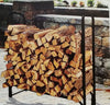 Heavy Duty 48" Log Rack Deluxe outdoor  Black