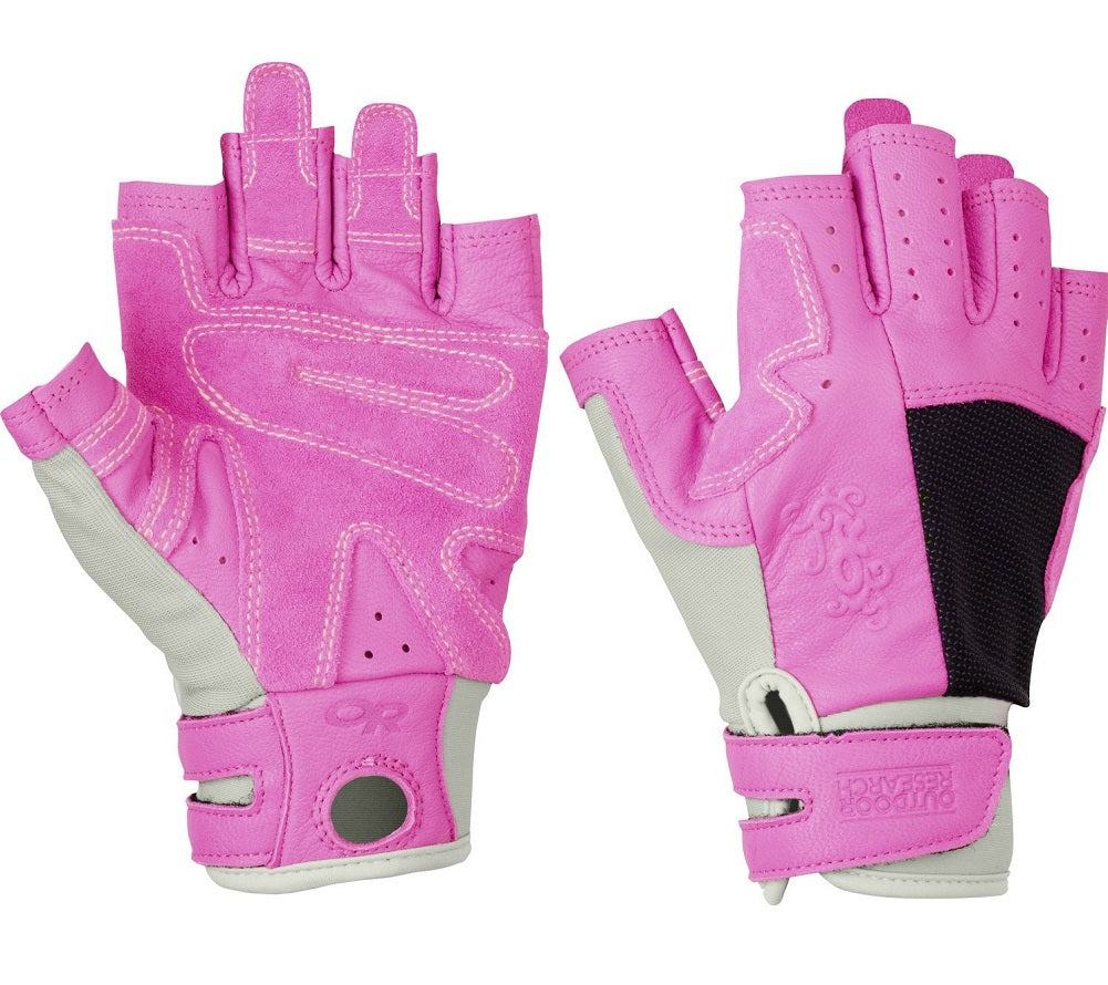 Outdoor Research Women's Seamseeker Large Gloves - Cairn/Crocus for Climbing