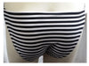 Xhilaration Women's Strappy Bikini Bottom Black and White Stripe Small