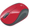 Logitech M187 Ultra Portable Mini Mouse Optical Wireless 2.4 GHz, Red/Gray