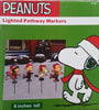 Peanuts 8-inch Tall Lighted Pathway Markers, 4-Count