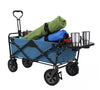 MAC Wagon Folding Utility Wagon with Table Blue