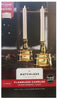 Matchless Flameless Window Candles 15" Battery Operated 2-Pack