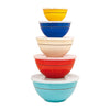 Melamine 10-Piece Bowl Set with Lids, Solid Colors
