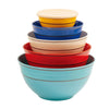 Melamine 10-Piece Bowl Set with Lids, Solid Colors