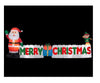 12 Ft. Long  Inflatable Merry Christmas Sign w/ Santa Clause & Elf