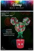 Disney Mickey Mouse 27 In  LED Topiary Bulb Tree Christmas Decoration Multicolor