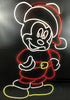 Disney LightGlo LED Lighted Mickey Mouse Sign 2.4 FT