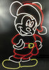 Disney LightGlo LED Lighted Mickey Mouse Sign 2.4 FT