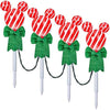 Gemmy 2FT Tall 4-Piece Disney Mickey Ears Color Changing Pathway Markers Outdoor Holiday Decoration