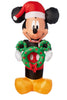 Holiday Time 5FT Mickey Mouse Holding Wreath Christmas Inflatable