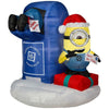 Minion Scene Stuart Mailing Letter to Santa Mailbox 53" Tall Inflatable Yard Display