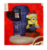 Minion Scene Stuart Mailing Letter to Santa Mailbox 53" Tall Inflatable Yard Display