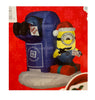 Minion Scene Stuart Mailing Letter to Santa Mailbox 53" Tall Inflatable Yard Display