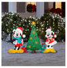 Disney Mickey & Minnie Flat-Tastics 3FT Lighted Yard Decor with Clear LED Lights