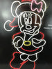 Disney LightGlo LED Lighted Minnie Mouse Sign 2.4 ft Tall