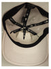 Mission New Era 39THIRTY Hockey Hat, Gray with White Logos (S-M)
