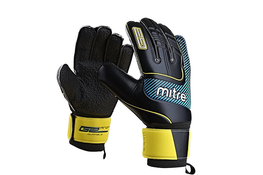 Mitre Anza G2 Durable Goalkeeper Glove, Size 10