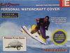 Personal Watercraft Cover Fits 3 Seater Model E 133" x 49" x 40" - SIlver