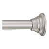 Moen 72 inch Adjustable Straight Decorative Tension Shower Rod Brushed Nickel