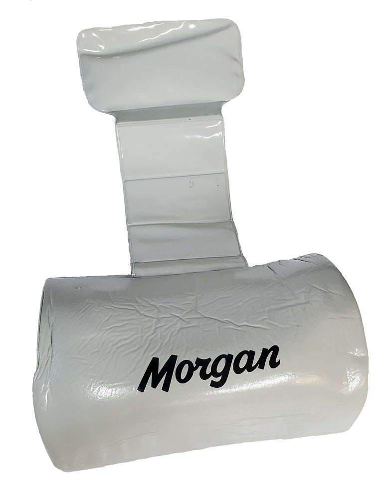 Soft Spa and Bath Pillow "Morgan" with Weighted Tail in Gray