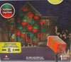 Gemmy Light show Motion Mosaic Red Green Projection Santa Claus