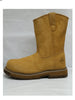 MuckBoots Men Wheat Wellie Classic Composite Toe Work Boot Size 9 and half W