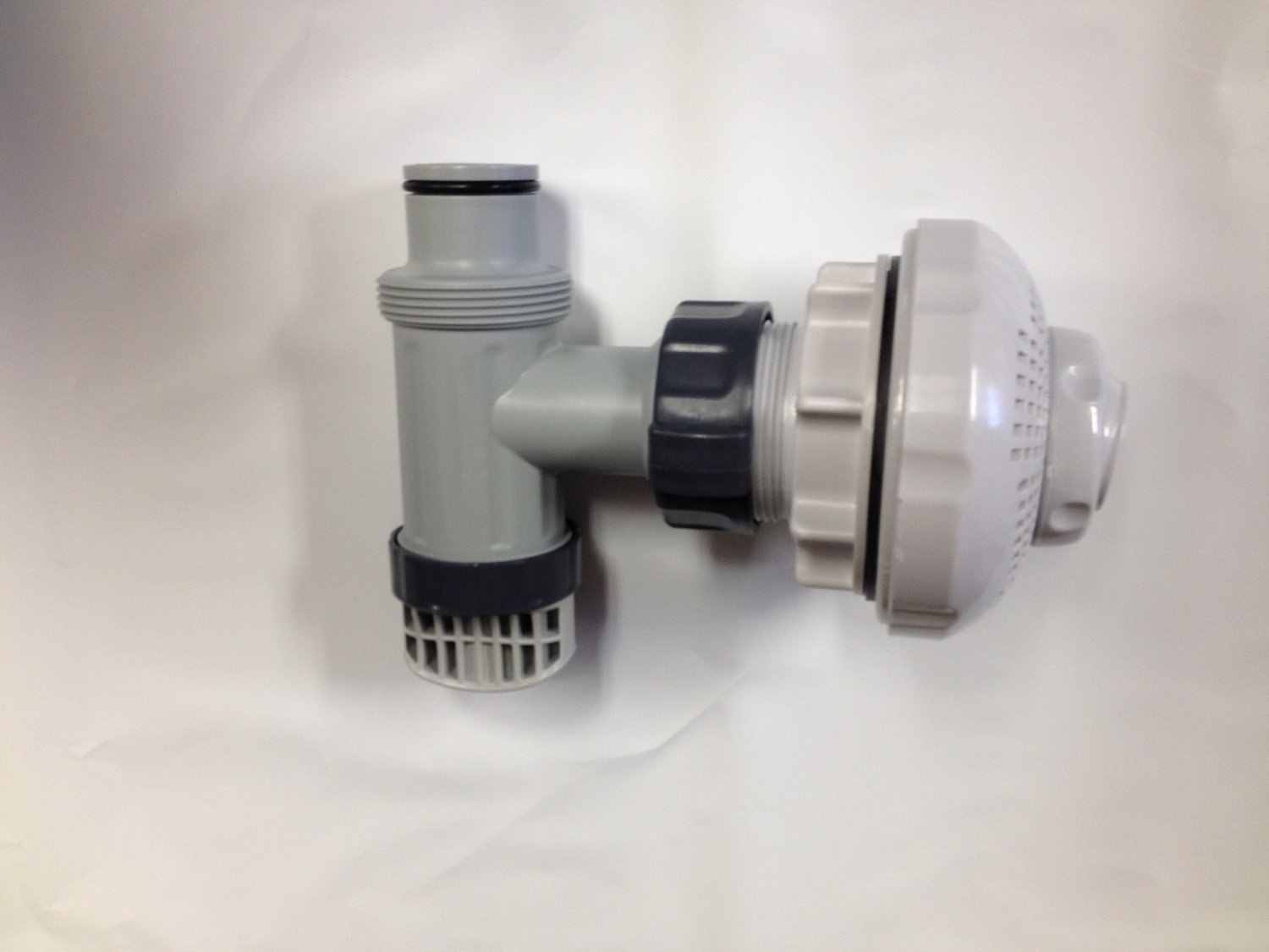 Intex 1.5 Inch Above Ground Pool Inlet & Outlet Strainer Fittings Set ...