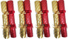 NO BOX / BRAND NEW Tom Smith Holiday 8 Festive Crackers Red and Gold