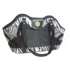 New York Dog Black Zebra Open Tote Dog Carrier Purse