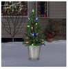 Orchestra of Lights LED 3' Topiary Tree with 24 C9 Color Changing Lights