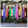 Orchestra of Lights 12 Dancing LED Icicle Color Changing Lights