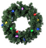 Orchestra of Lights 27" LED Lighted Wreath Color Changing with 24 C9 Lights