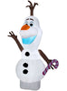 Gemmy Disney Frozen Airblown Inflatable Olaf the Snowman with Candy Cane 5.5ft Tall LED