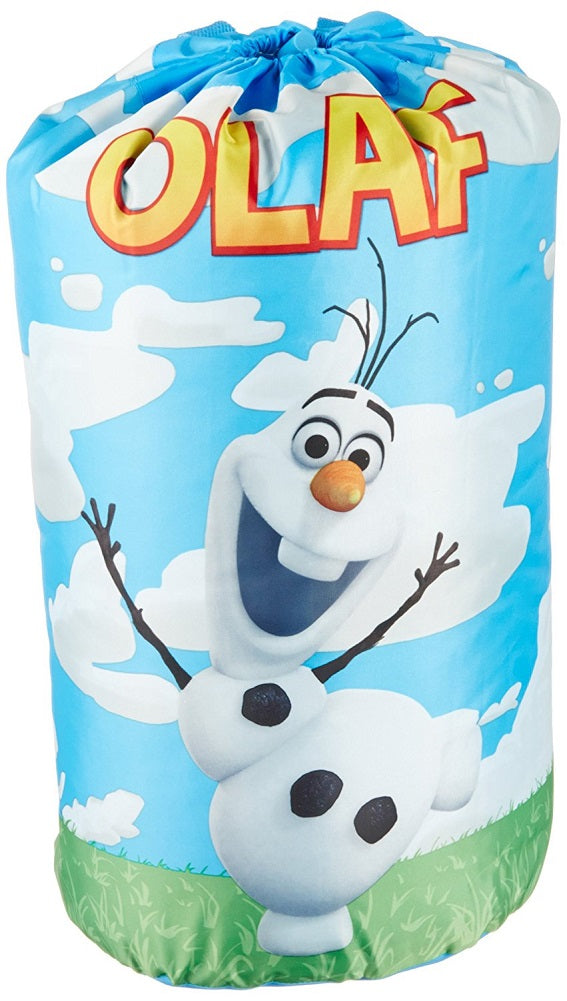 Disney Frozen Olaf Slumber Bag 30" x 54" with Bonus Backpack