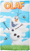 Disney Frozen Olaf Slumber Bag 30" x 54" with Bonus Backpack