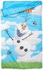 Disney Frozen Olaf Slumber Bag 30" x 54" with Bonus Backpack