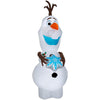 11 ft. Pre-Lit Inflatable Olaf with Snowflake Airblown-Disney