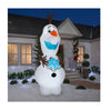 11 ft. Pre-Lit Inflatable Olaf with Snowflake Airblown-Disney