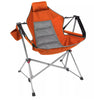 Swing Chair Lounger Wide Seat with Adjustable Backrest, Flame